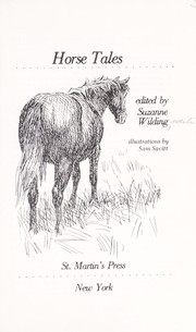 Cover of Horse tales by Suzanne Wilding