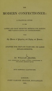 Front cover of The modern confectioner by William Jeanes