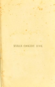 Front cover of Myra's cookery book by University of Leeds. Library