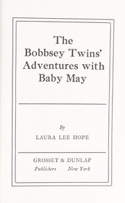 Front cover of Bobbsey Twins Adventures of Baby May by Laura Lee Hope