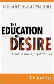 Front cover of The Education of Desire by Timothy Gorringe