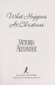 Cover of What happens at Christmas by Victoria Alexander
