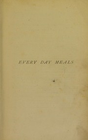 Cover of Every day meals by Mary Hooper