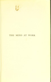 Cover of The mind at work by Geoffrey Rhodes
