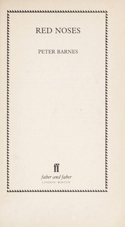 Cover of Red noses by Peter Barnes