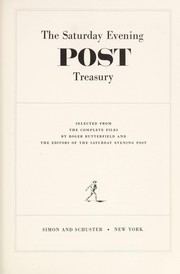 Front cover of The Saturday Evening Post Treasury by Roger butterfield