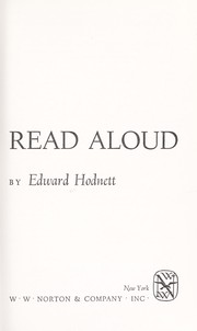 Front cover of Poems to read aloud by Edward Hodnett