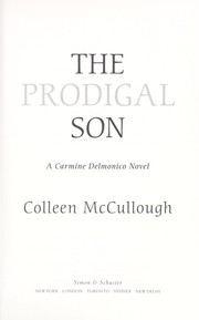 Cover of The Prodigal Son by Colleen McCullough