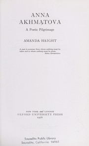 Cover of Anna Akhmatova by Amanda Haight