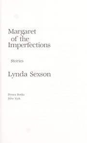 Front cover of Margaret of the imperfections by Lynda Sexson