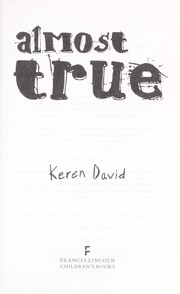 Cover of Almost true by Keren David