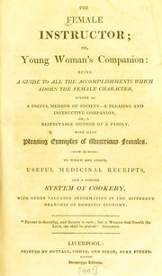 Cover of The female instructor, or Young woman's companion by University of Leeds. Library
