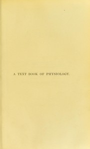 Cover of A text book of physiology by Philipp Stöhr