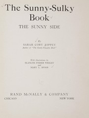 Cover of The sunny-sulky book ... by Sarah Cory Rippey
