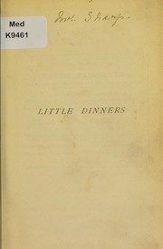 Cover of Little dinners by Mary Hooper