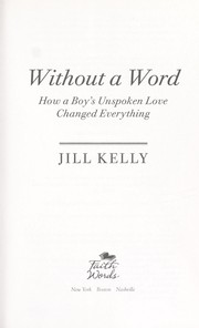 Cover of Without a word by Jill Kelly