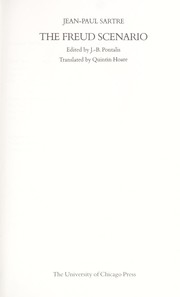 Front cover of The Freud scenario by Jean-Paul Sartre