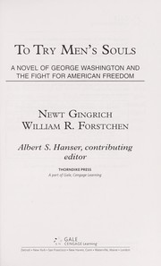 Front cover of To try men's souls by Newt Gingrich