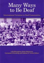 Front cover of Many Ways to Be Deaf by Leila Frances Monaghan