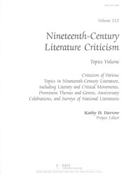Cover of Nineteenth-century literature criticism by Kathy D. Darrow