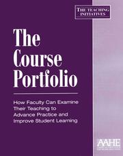 Front cover of The course portfolio by Pat Hutchings