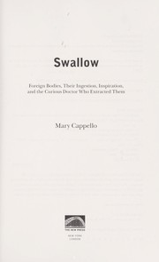 Cover of Swallow by Mary Cappello