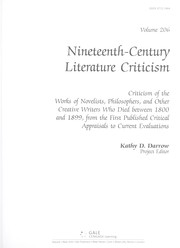 Cover of Nineteenth-century literature criticism by Kathy D. Darrow