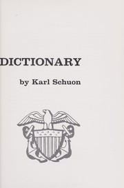 Cover of U.S. Navy biographical dictionary by Karl Schuon