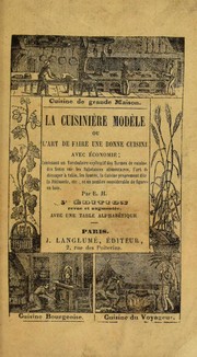 Front cover of La cuisini©·re mod©·le, ou, L'art de faire une bonne cuisine avec ©♭conomie ... by ©douard Hocquard