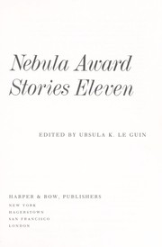 Front cover of Nebula award stories eleven by Ursula K. Le Guin