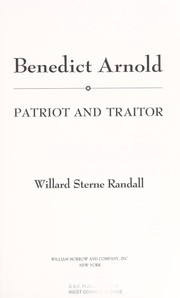 Cover of Benedict Arnold by Willard Sterne Randall