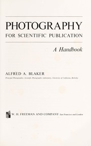 Front cover of Photography for scientific publication by Alfred A. Blaker