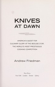 Cover of Knives at dawn by Andrew Friedman