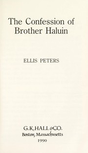 Front cover of The Confession of Brother Haluin by Edith Pargeter