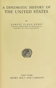Cover of A diplomatic history of the United States by Samuel Flagg Bemis