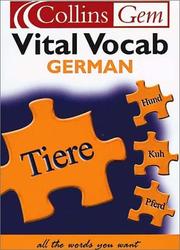 Front cover of German Vital Vocab by Veronika Schnorr