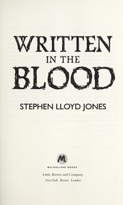 Front cover of Written in the blood by Stephen Lloyd Jones