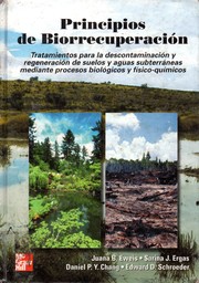 Front cover of Principios de biorrecuperación (bioremediation) by Juana B. Eweis
