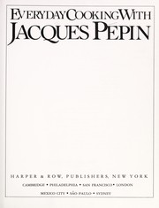 Front cover of Everyday cooking with Jacques Pépin by Jacques Pépin