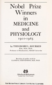 Front cover of Nobel Prize winners in medicine and physiology, 1901-1965 by Theodore L. Sourkes
