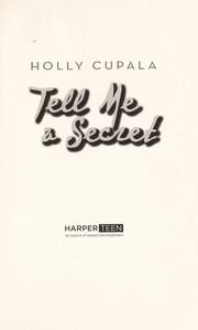 Front cover of Tell me a secret by Holly Cupala