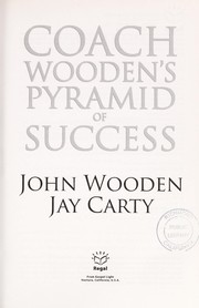 Cover of Coach Wooden's pyramid of success by John Wooden