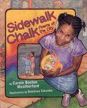 Cover of Sidewalk chalk by Carole Boston Weatherford
