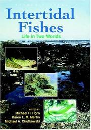 Cover of Intertidal fishes by Michael H. Horn