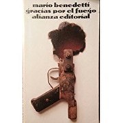 Front cover of Gracias por el fuego by Mario Benedetti