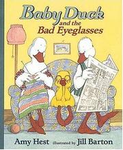 Front cover of Baby Duck and the Bad Eyeglasses by Amy Hest