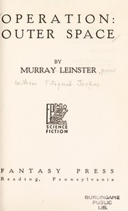 Cover of Operation by Murray Leinster