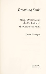 Cover of Dreaming souls by Owen J. Flanagan