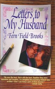 Cover of Letters to my husband by Fern Field Brooks