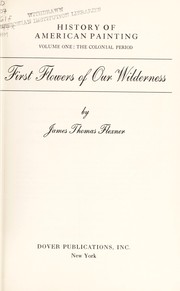 Front cover of History of American Painting Volume 1 by James Thomas Flexner